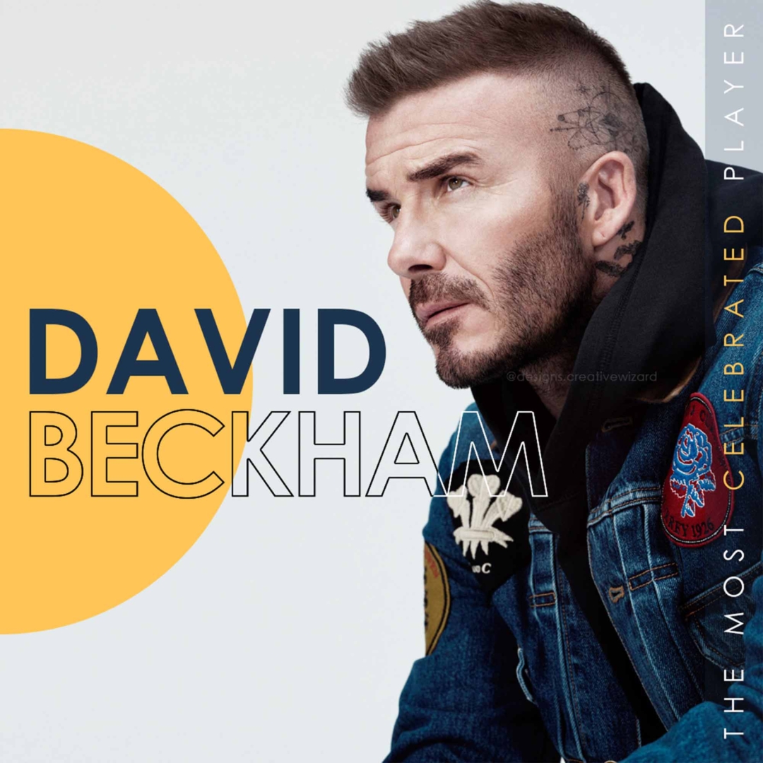 David beckham poster design